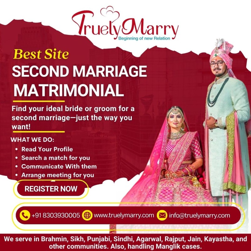 Finding Love Again: TruelyMarry, Your Trusted Second Marriage Matrimon,Kanpur Nagar,Matrimonial,Marriage Services,77traders